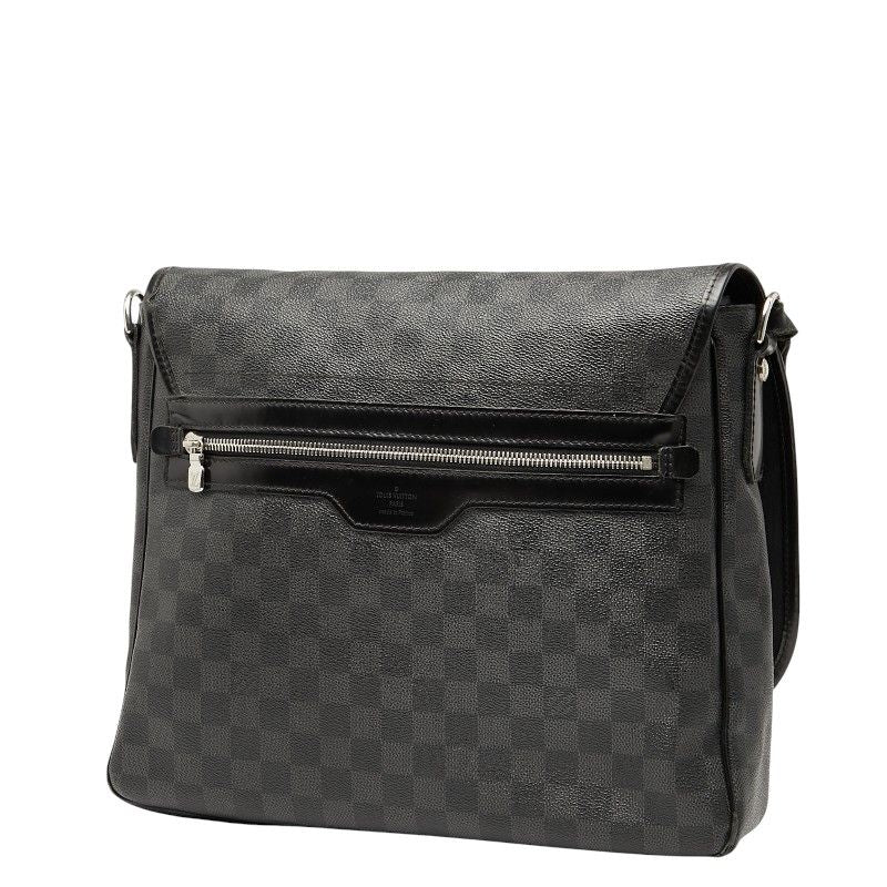 Louis Vuitton Damier Graphite Daniel MM Crossbody Shoulder Bag N58029 Black PVC