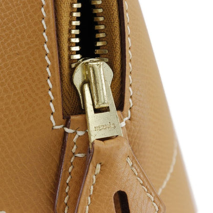 Hermes Bolide 45 Ardennes Camel/gold Hardware □J Unisex Boston Bag
