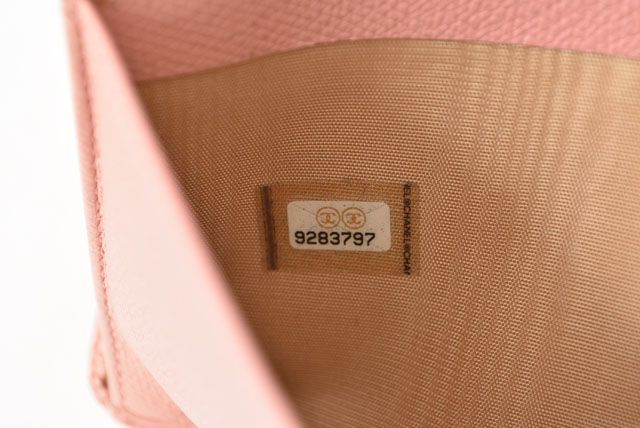 Chanel Wallet Chanel Long Wallet Coco Mark Button Motif Leather Rose 230937-ch