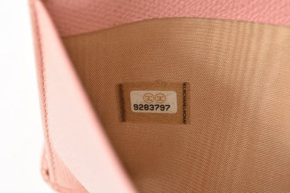 Chanel Wallet Chanel Long Wallet Coco Mark Button Motif Leather Rose 230937-ch