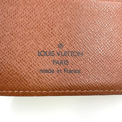 Louis Vuitton Trifold 2-fold Billfold Monogram PVC Brown Card Case M61731