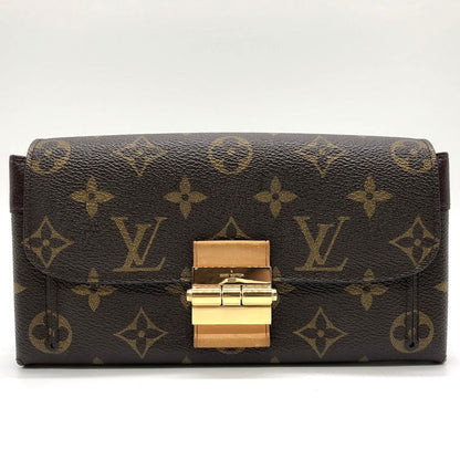 Louis Vuitton M60362 Portefeuille Elysee Long Wallet Brown Monogram Canvas/leath