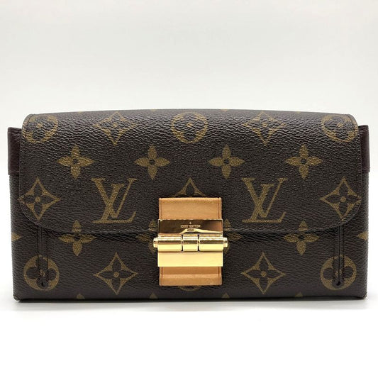 Louis Vuitton M60362 Portefeuille Elysee Long Wallet Brown Monogram Canvas/leath
