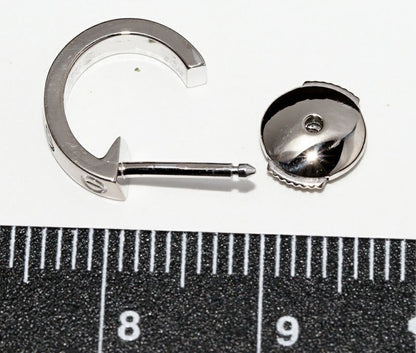 Cartier Earrings 18K White Gold Mini Love Earrings One Side Only B80289