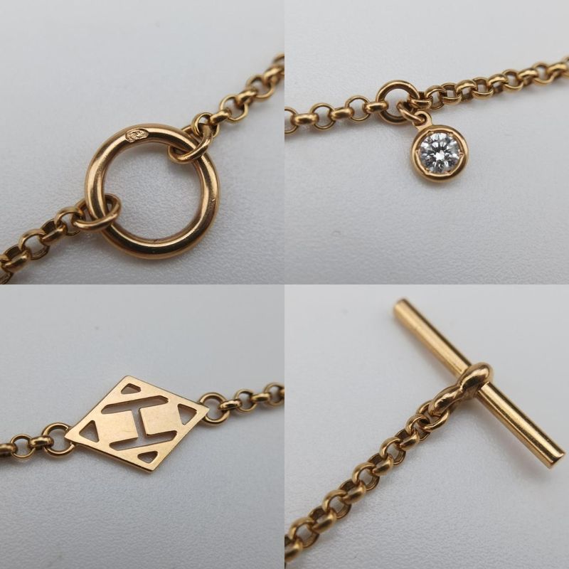 Hermes Gambard H Logo Gold Au75019v002612