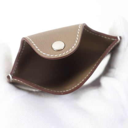 Hermes Iliade Etoupe Evercolor Card Case Boxed Stamped W Made In France Women