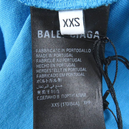 Balenciaga 23SS 641675 100% Cotton Campaign Logo Damaged Oversized Short Sleeve