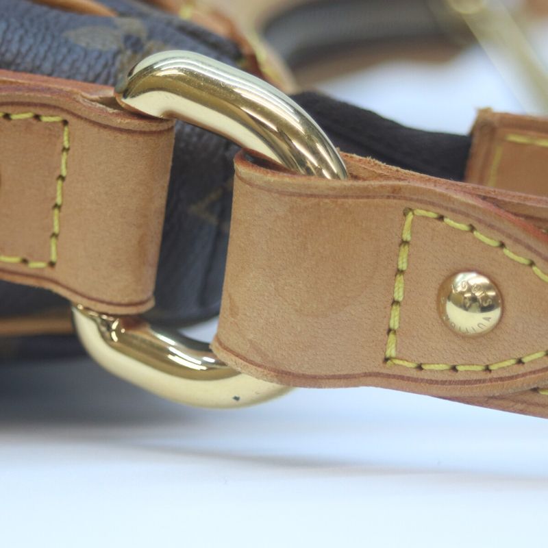 Louis Vuitton 06 M40076 Monogram Tulum PM Shoulder Bag Twist Lock Brown Women