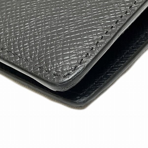 Louis Vuitton Taiga Portefeuille Plaza M30501 Noir Black Long Wallet Bifold