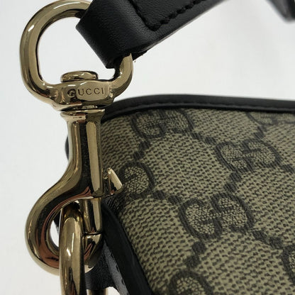 Gucci 2way Shoulder Bag Tote Bag GG Supreme Pvcleather 388929 Dark Brown