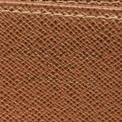 Louis Vuitton Long Wallet Monogram Zippy Wallet M42616 Brown Men Women Unisex