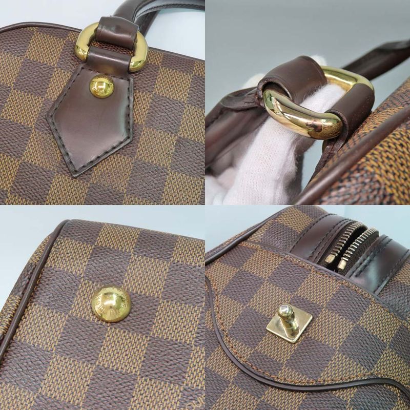 Louis Vuitton Duomo N60008 Damier Ebene Tote Bag Handbag Dome Shape