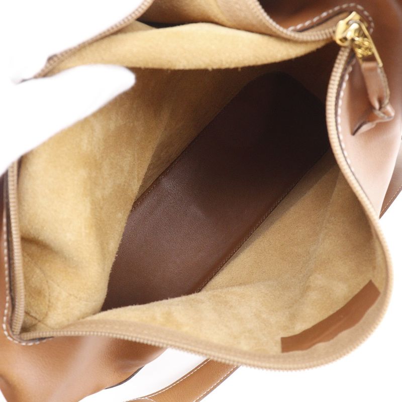 Loewe L Logo Calf Brown Women Shoulder Bag