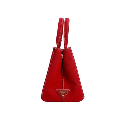Prada Bn2439 Mini 2-way Canapa Tote Bag Prada Red
