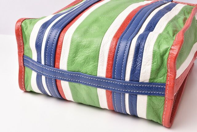 Balenciaga Handbag Shoulder Bag Balenciaga Bazar Shopper S 443096 Green Multi