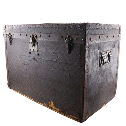 Louis Vuitton Vintage Damier Canvas Brown Unisex Trunk