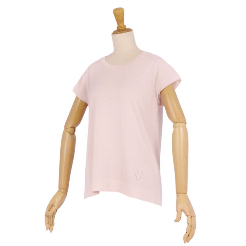 Hermes Knit Sweater French Sleeves H Logo Cot