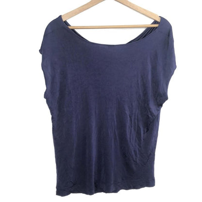 Hermes Short Sleeved T-shirt Size 36 S Women's - Navy