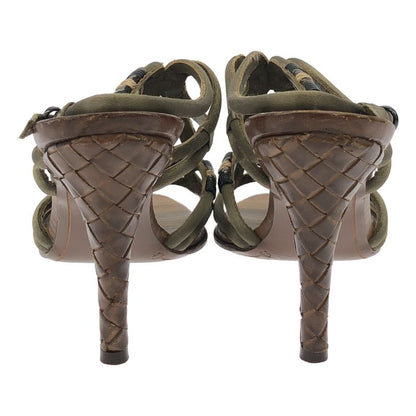 Bottega Veneta Strap Design Sandals Brown 36