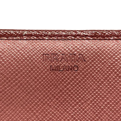 Prada Long Wallet - Pink Leather
