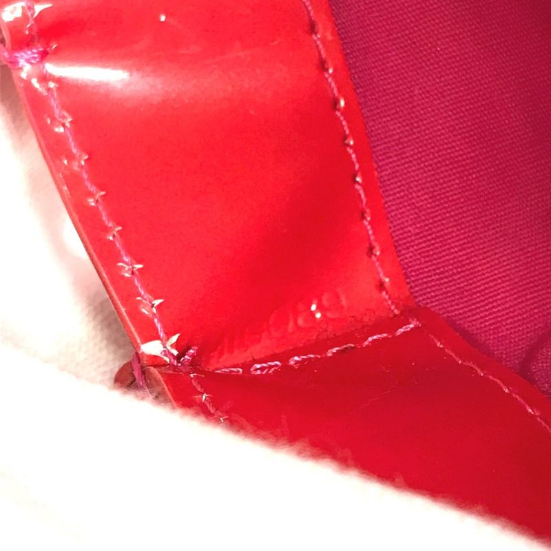 Louis Vuitton Handbag Wilshire Bluebird M93643 Monogram Vernis Rose Pop Pink