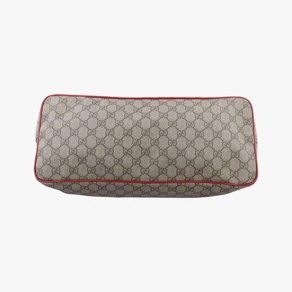 Guccigg Supreme Beige Red And Multicolor PVC Coated Canvas 453705 G020867460