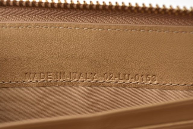 Christian Dior Long Wallet Diorissimo Beige Gold