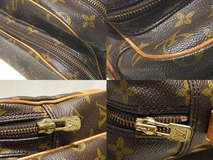 Louis Vuitton Nile Shoulder Bag M45244 Monogram Crossbody Pocket Th0910 Brown