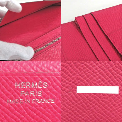 Hermes Bearn Souffle Rose Vo Epson Silver Hardware Z Engraved 2021