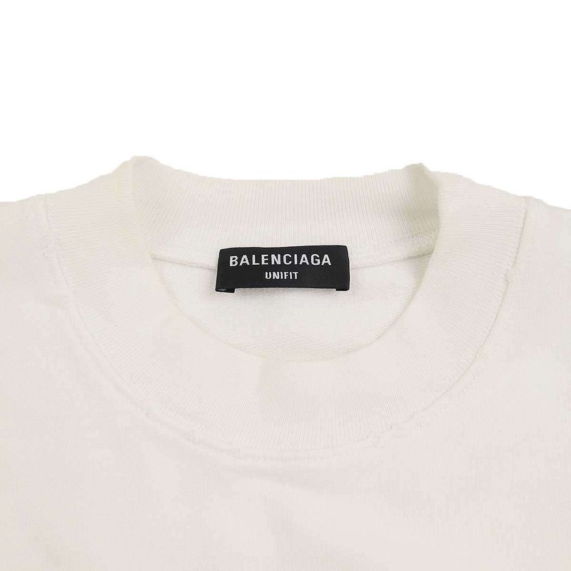 Balenciaga 22aw Leta Ring Logo Sweatshirt 697869 Tmvb5 White XS