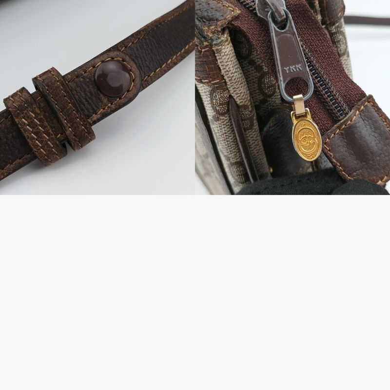 Guccigg Supreme Ophidia Brown PVC Coated Canvas