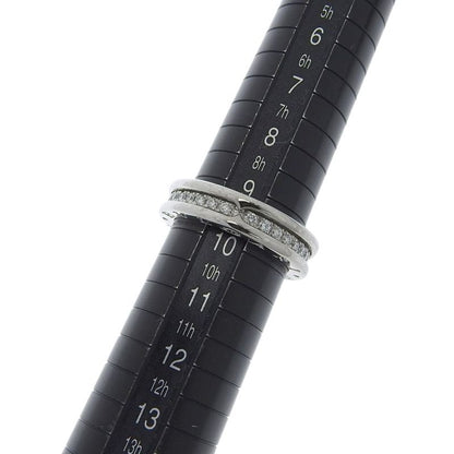 Bvlgari Bulgari B-zero1 Eternity 18kwhite Gold With Diamonds #9.5 Ladies 6.0g