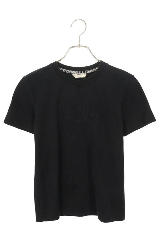Fendi Fs7254 AHLS Logo Embossed T-shirt Women XXS