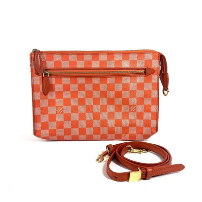 Louis Vuitton Shoulder Bag Module N41312 Damier Canvas Pimon Orange