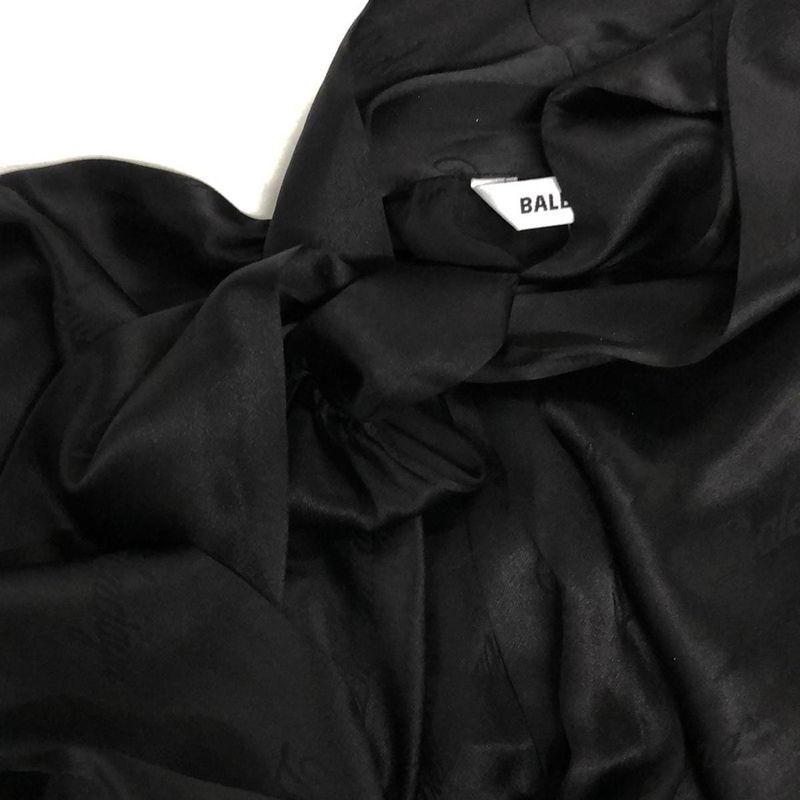 Balenciaga Long Sleeve Shirt Blouse Size 34 S Women - 647677tjn08 Black