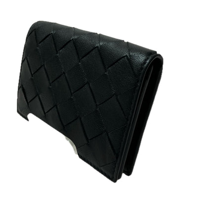 Bottega Veneta Men's Business Card Holder Intrecciato Calfskin