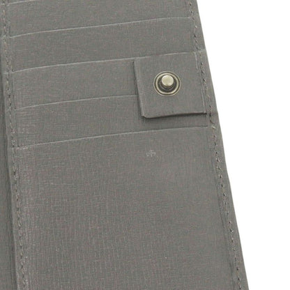 Gucci Interlocking G 256348 Leather Gray Long Wallet 0803 Gucci Men's