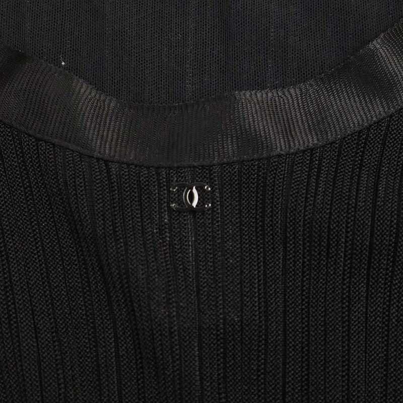 Chanel Sleeveless Dress P37549k02416 Black 42