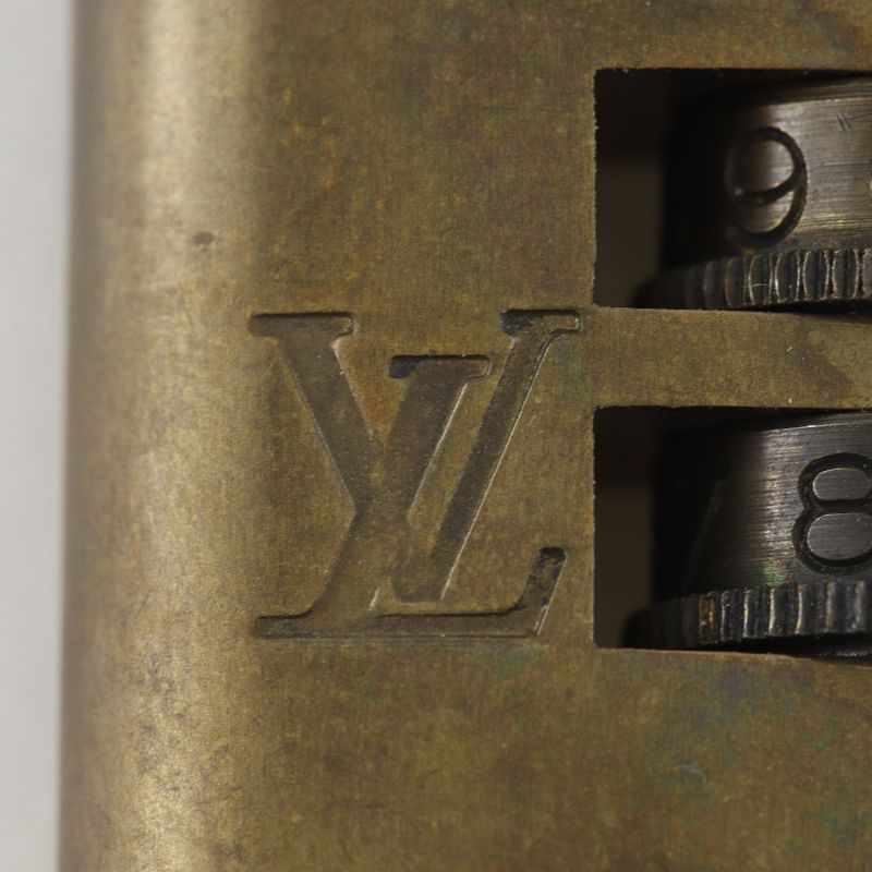 Louis Vuitton Padlock With Dial Padlock Vintage X Metal _ Cadenas