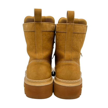 3151 Louis Vuitton Boots LV Ranger Ankle Boots Beige Monogram Men's Shoes Size