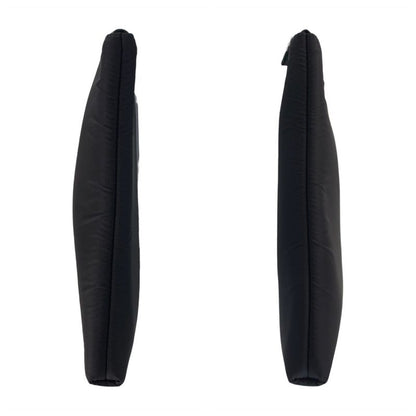 Prada Tessuto Triangle Logo Plate Black Silver Hardware Nylon Clutch Bag Second