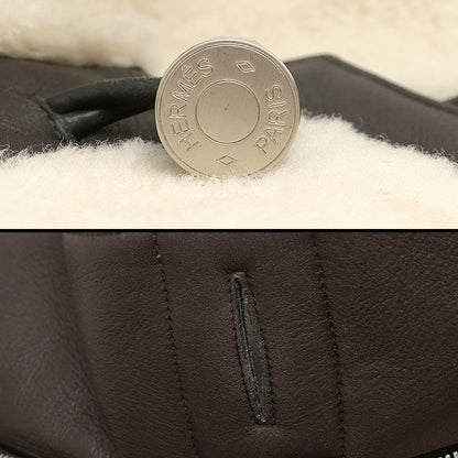 Hermes Mouton Jacket Size 46 Whiteish And Brown