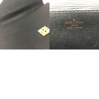 Louis Vuitton Business Bag Serviette Ambassador M54412 Epi Leather Creel Black