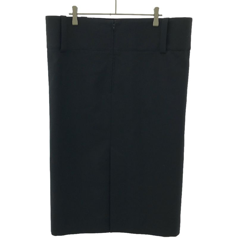 Balenciaga Wool Skirt 492317 Txi08 Black 36