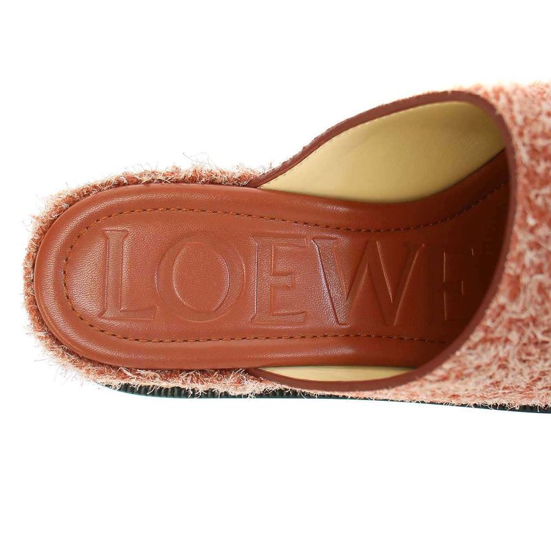 Loewe Ladera Mule Sandals Pink Color 36
