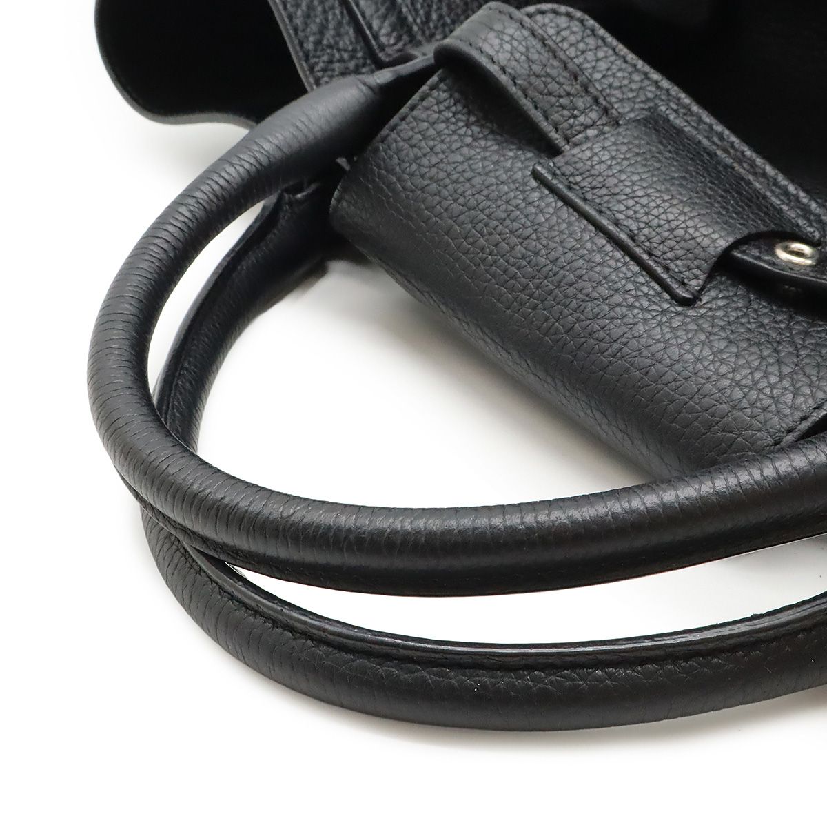 Celine Big Bag Small Handbag 2WAY Shoulder Bag Crossbody Leather Black Black