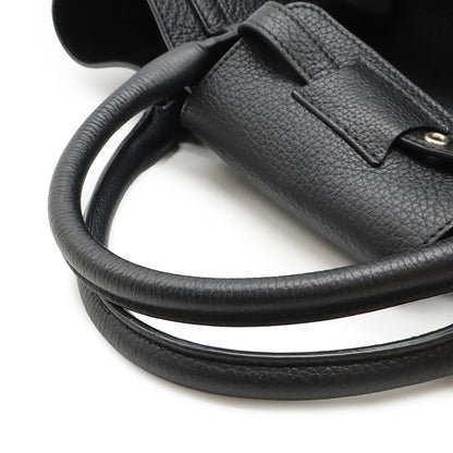 Celine Big Bag Small Handbag 2WAY Shoulder Bag Crossbody Leather Black Black