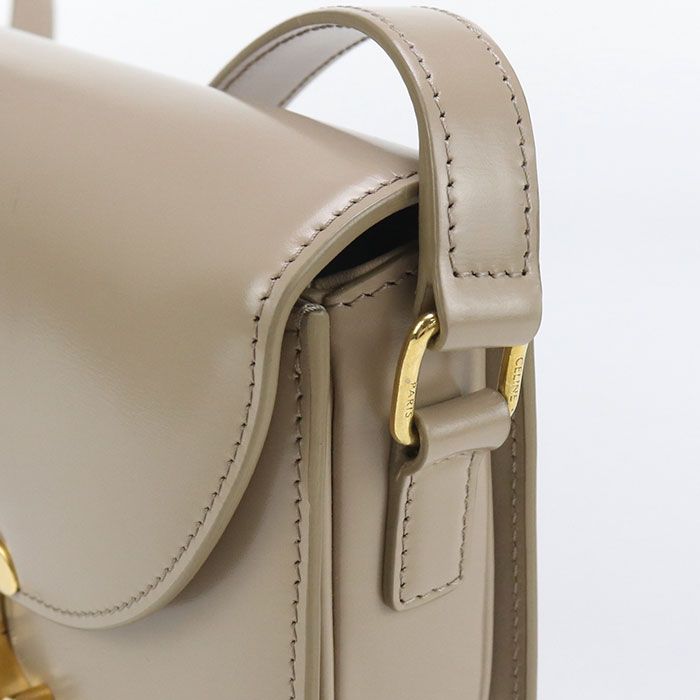 Celine Triomphe Crossbody Shoulder Bag Calf Womens