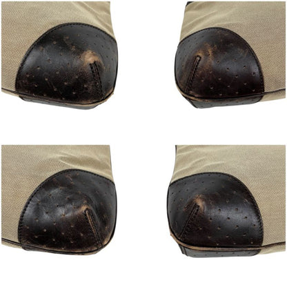 Gucci 114875 Sherry Line Interlocking G Handbag Brown Beige GG