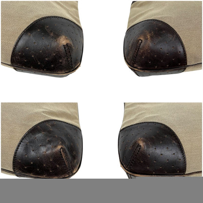 Gucci 114875 Sherry Line Interlocking G Handbag Brown Beige Gg